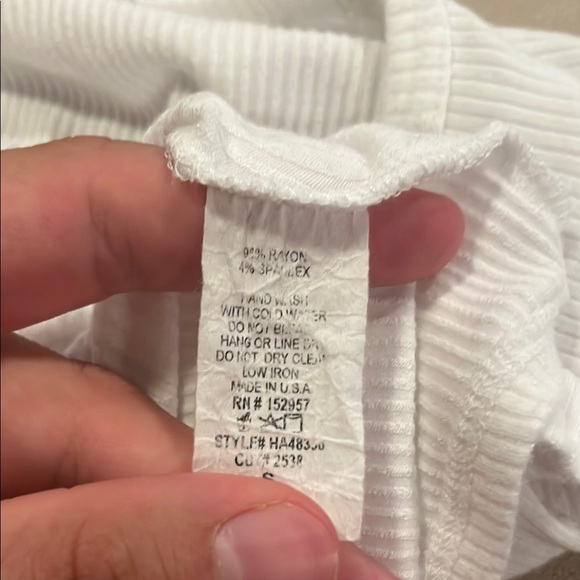 Hashttag Girls White Top Size Small - Picture 5 of 5